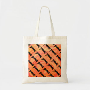 Tote Bag New York Boogie Nights Trumpet Orange