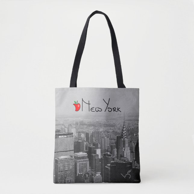 Tote Bag New York, Manhattan, Big Apple Cool (Devant)