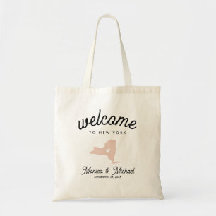 Tote Bag NEW YORK State Destination Mariage N'IMPORTE QUELL
