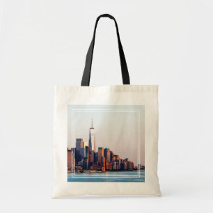 Tote Bag New York Sunset Skyline Vue du World Trade Center