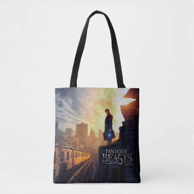 Tote Bag NEWT SCAMANDER™ dans un bâtiment détruit (Devant)