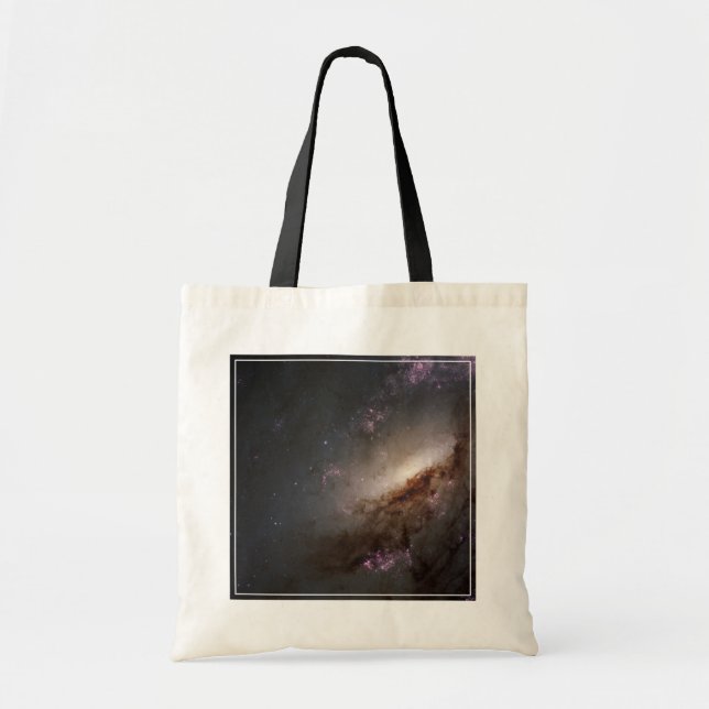 Tote Bag Ngc 4258 Sous Formation D'Étoiles Intenses. (Devant)