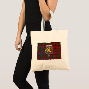 Tote Bag Nicolson Clan Badge Tartan Fourre-tout