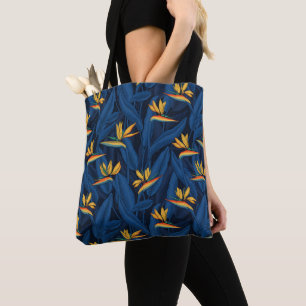 Tote Bag Night bird of Paradise garden 2
