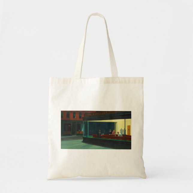 Tote Bag Nighthawake - Edward Hopper (Devant)