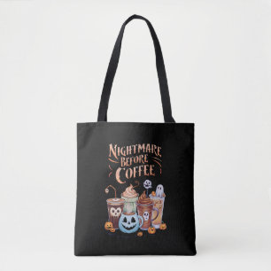 Tote Bag Nightmare avant café Citrouille épice Halloween