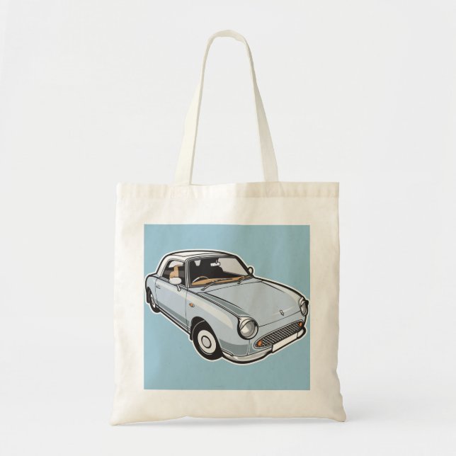 Tote Bag Nissan Figaro Pale Aqua (Devant)