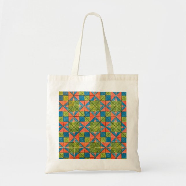 Tote Bag No.2 Conception de Motif géométrique (Méta d'équip (Devant)