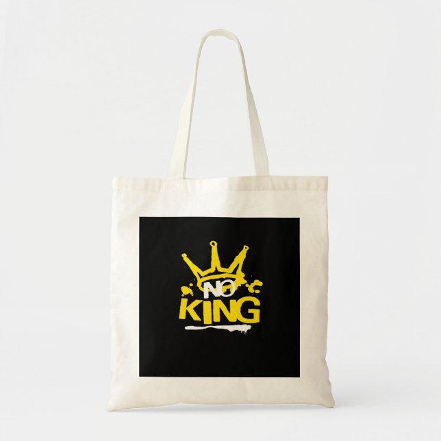 Tote Bag No King Minimal Clean (Devant)