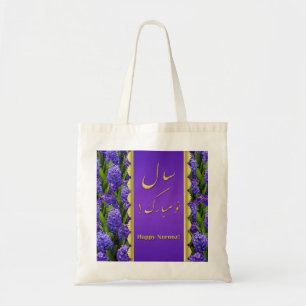 Tote Bag Noble Happy Norooz Hyacinths - Budget Fourre-tout