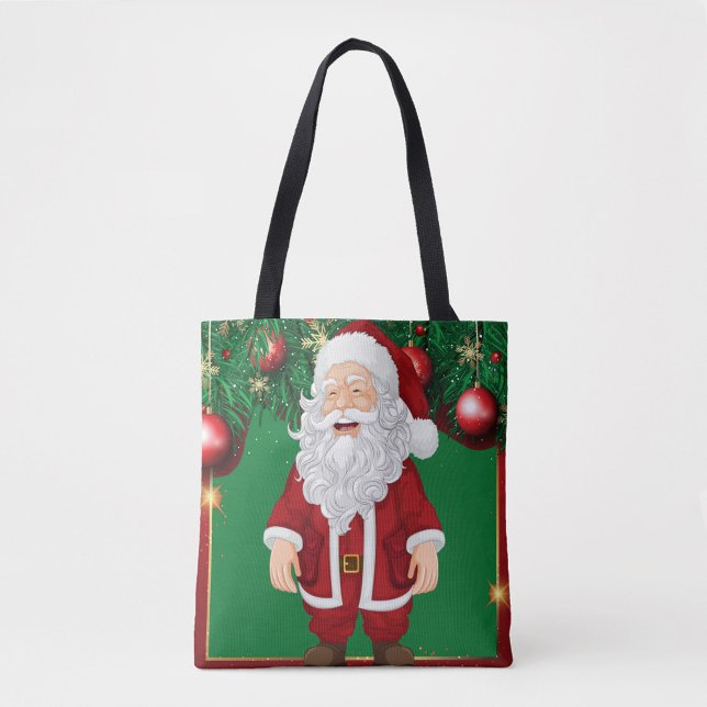 Tote Bag Noël (Merry Christmas Santa Claus Shopping Tote bag!)