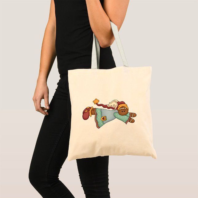Tote Bag Noël Ange en pain d'épices (Créateur téléchargé)