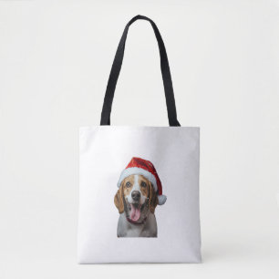 Tote Bag Noël beagle