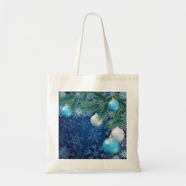Tote Bag Noël blanc fascinant (Devant)