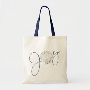 Tote Bag Noël côtier Joie Seashell Nautical Holiday