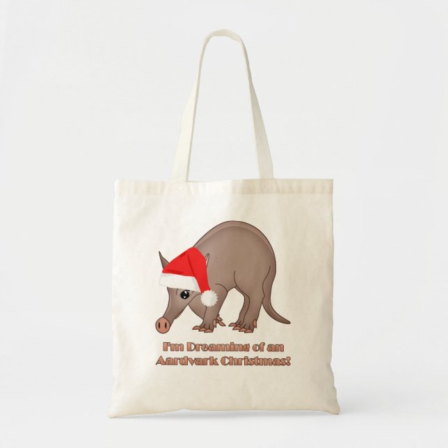 Tote Bag Noël d'Aardvark (Devant)