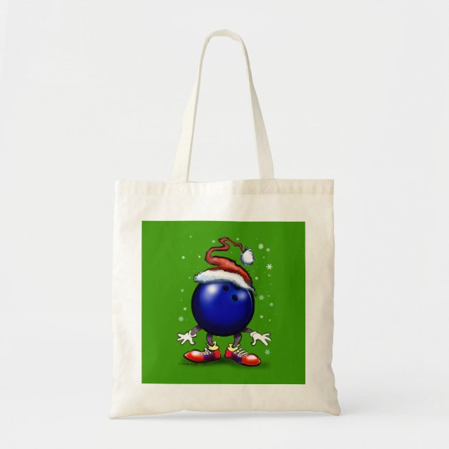 Tote Bag Noël de bowling (Devant)