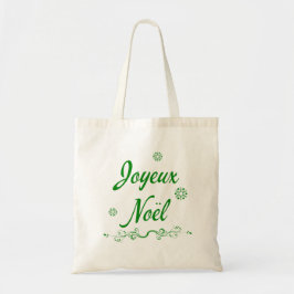 Tote Bag Noël de la Louisiane Cajun de Français de Joyeux