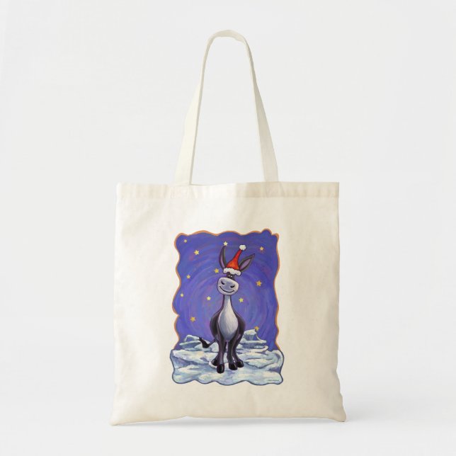 Tote Bag Noël de l'âne (Devant)