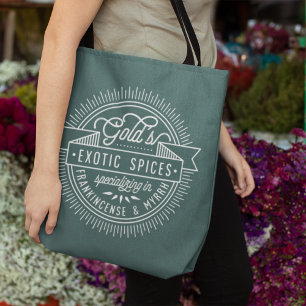 Tote Bag Noël du logo vintage