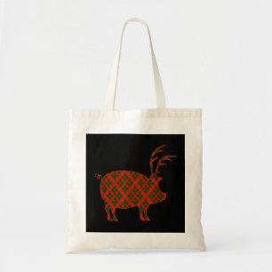 Tote Bag Noël en T-shirt Arkansas avec Razorback Reinde