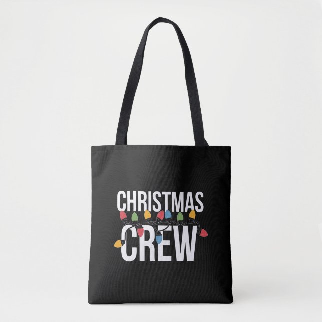 Tote Bag Noël Famille d'équipages Fêtes de Noël (Devant)
