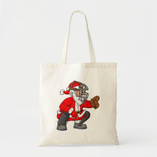 Tote Bag Noël Père Noël Capteur de baseball Garçons Filles