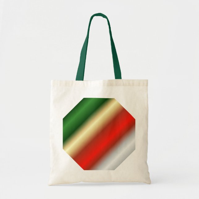 Tote Bag Noël rayé (Devant)