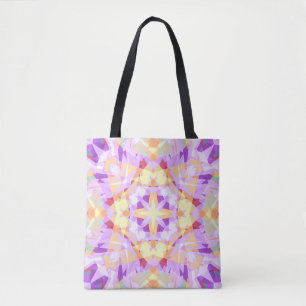 Tote Bag Noël Star Festive violet or jaune