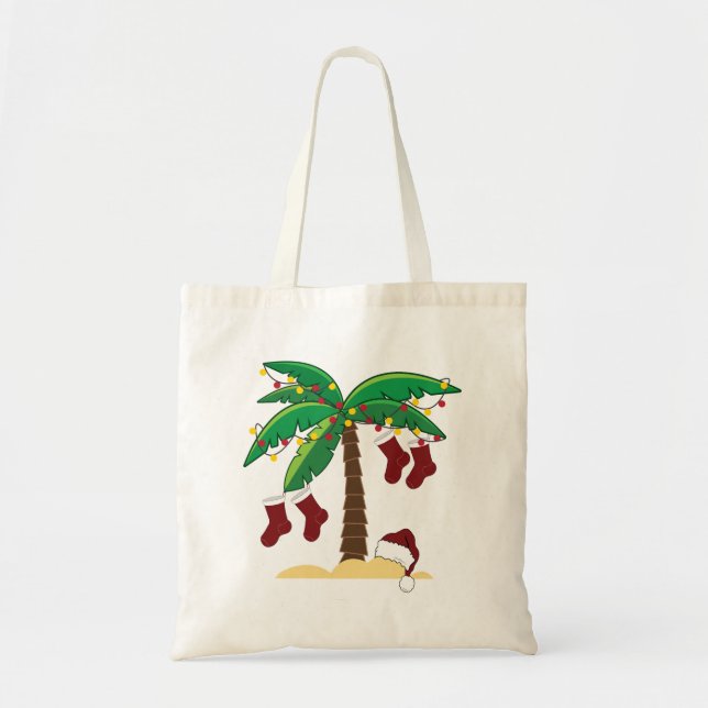 Tote Bag Noël tropical (Devant)