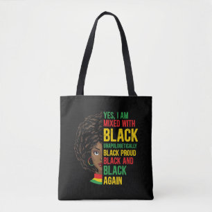 Tote Bag Noir et fier   Non apologétique   Reine noire