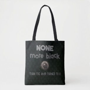 Tote Bag Noirceur amplifiée, roquette inspirée par le robin