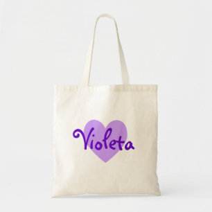 Tote Bag Nom dans Purple