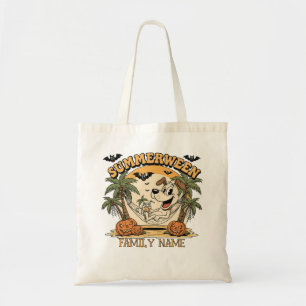 Tote Bag Nom de famille assorti personnalisé Summerween 