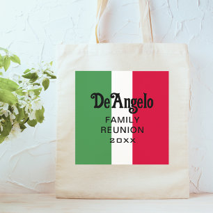 Tote Bag Nom de famille italien personnalisé Réunion