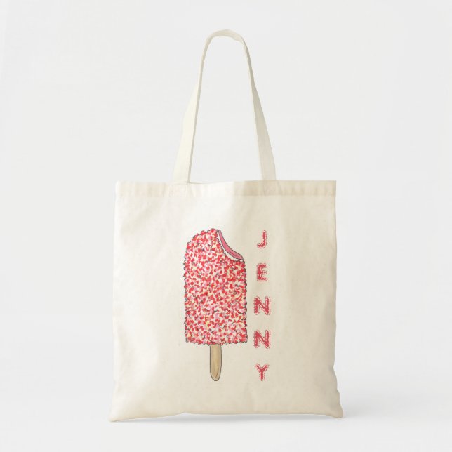 Tote Bag Nom de la population de fraise Eclair personnalisé (Devant)