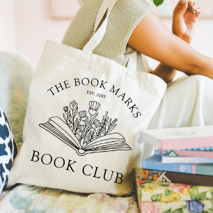 Tote Bag Nom du club de livre Cadeau personnalisé