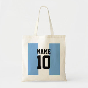 Tote Bag Nom et numéro personnalisés Argentine Indicateur