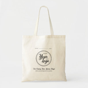 Tote Bag Nom minimal de logo d'entreprise Personnalisé Prof