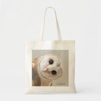 Nom personnalisé Cute Barn Owl