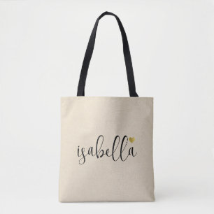 Tote Bag Nom personnalisé de demoiselle d'honneur