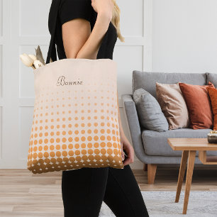 Tote Bag Nom personnalisé des Pois tendance
