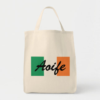 Tote Bag Nom personnalisé Irish Flag gtcnt