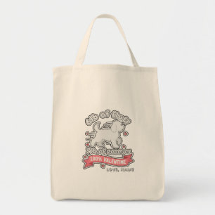 Tote Bag Nom personnalisé Saint-Valentin 6lb de Fluff 7lb d