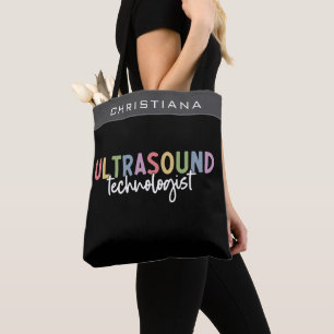 Tote Bag Nom personnalisé Ultrasound Technologist Cadeaux