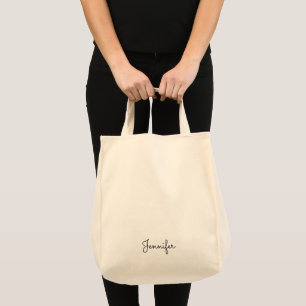 Tote Bag Nom personnel personnalisable, Nom personnel