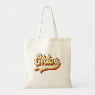 Tote Bag Nom rétro Chloé Design vintage des années 70