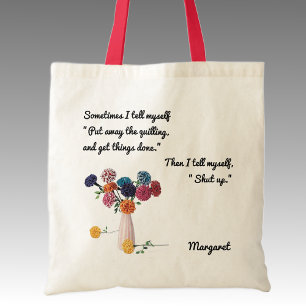 Tote Bag Nom sur l'artisanat drôle, disant :