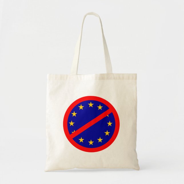 Tote Bag Non à l'UE (Devant)
