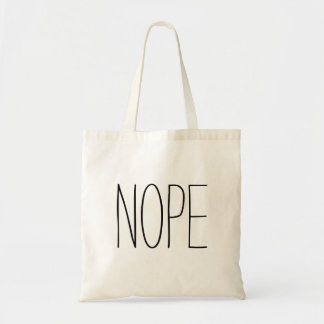 Tote Bag Nope